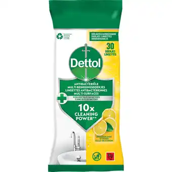 Jumbo Dettol Doekjes Citrus 30 Stuks aanbieding