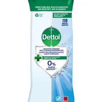 Jumbo Dettol Doekjes Cleanser 110 Stuks aanbieding