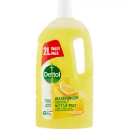 Jumbo Dettol Allesreiniger Sprankelende Citroen Value Pack 2 L aanbieding