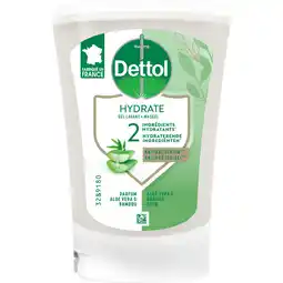 Jumbo Dettol Hydrating No-Touch Navulling Aloë Vera 250 ml aanbieding