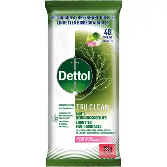 Jumbo Dettol Multi-Reinigingsdoekjes Appelbloesem 48 Stuks aanbieding