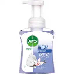 Jumbo Dettol Zachte Mousse Vanille & Orchidee 250 ml aanbieding