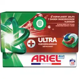 Jumbo Ariel 4in1 PODS Ultra, Wasmiddel Capsules 10 aanbieding