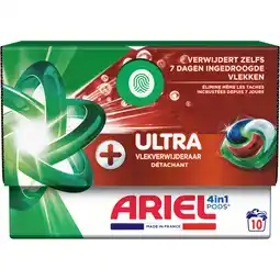 Jumbo Ariel 4in1 PODS Ultra, Wasmiddel Capsules 10 aanbieding