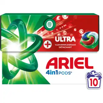 Jumbo Ariel 4in1 PODS Ultra, Wasmiddel Capsules 10 aanbieding
