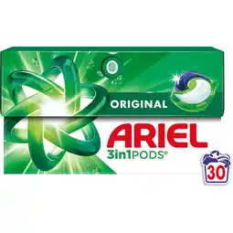 Jumbo Ariel 3in1 PODS Original, Wasmiddel Capsules 30 aanbieding
