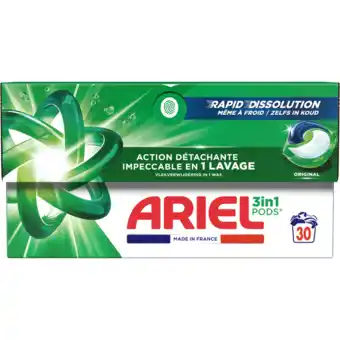Jumbo Ariel 3in1 PODS Original, Wasmiddel Capsules 30 aanbieding