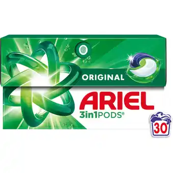 Jumbo Ariel 3in1 PODS Original, Wasmiddel Capsules 30 aanbieding