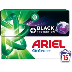 Jumbo Ariel 4in1 PODS Zwart, Wasmiddel Capsules 15 aanbieding