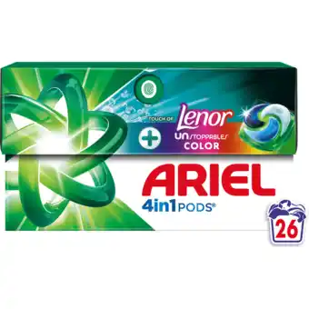 Jumbo Ariel 4in1 PODS Unstoppables, Wasmiddel Capsules 26 aanbieding