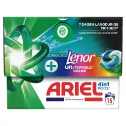 Jumbo Ariel 4in1 PODS Unstoppables, Wasmiddel Capsules 15 aanbieding