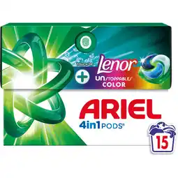 Jumbo Ariel 4in1 PODS Unstoppables, Wasmiddel Capsules 15 aanbieding