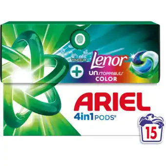 Jumbo Ariel 4in1 PODS Unstoppables, Wasmiddel Capsules 15 aanbieding
