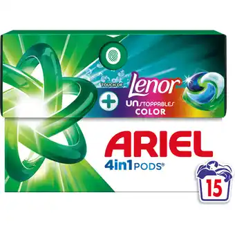 Jumbo Ariel 4in1 PODS Unstoppables, Wasmiddel Capsules 15 aanbieding