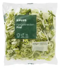 PLUS PLUS Prei fijngesneden aanbieding