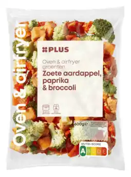 PLUS PLUS Ovengroenten zoete aardappel, paprika aanbieding