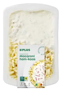 PLUS PLUS Macaroni ham-kaas aanbieding
