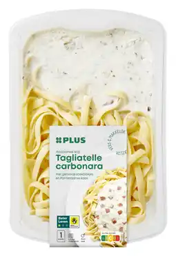 PLUS PLUS Tagliatelle carbonara aanbieding