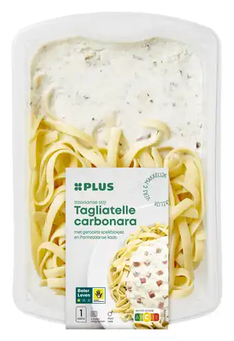 PLUS PLUS Tagliatelle carbonara aanbieding