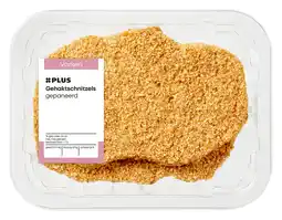 PLUS PLUS Beter Leven Gehaktschnitzels Gepaneerd aanbieding