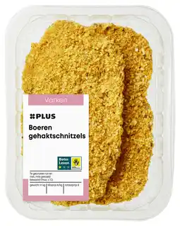 PLUS PLUS Boeren gehaktschnitzels aanbieding