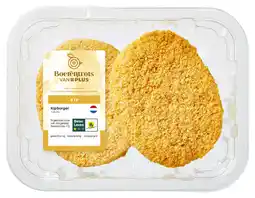 PLUS PLUS Boerentrots Kipburger gepaneerd 2st aanbieding