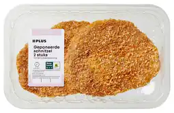 PLUS PLUS Boerentrots Gepaneerde schnitzel 2 st aanbieding