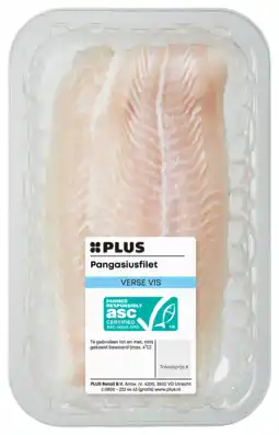 PLUS PLUS Pangasiusfilet aanbieding