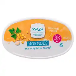 PLUS Maza Hoemoes minder zout aanbieding