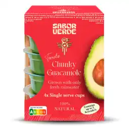 PLUS Sabor Verde Chunky Guacamole Tomato kuipje aanbieding