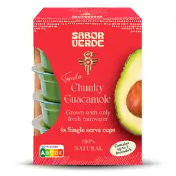 PLUS Sabor Verde Chunky Guacamole Tomato kuipje aanbieding