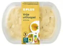 PLUS PLUS Vrije uitloopei salade aanbieding