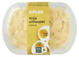 PLUS PLUS Vrije uitloopei salade aanbieding