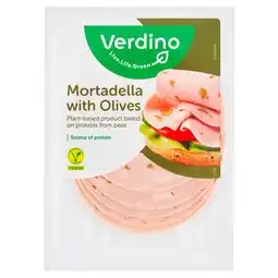 PLUS Verdino plantaardige mortadela met olijf aanbieding
