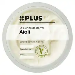 PLUS PLUS Aioli aanbieding
