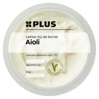 PLUS PLUS Aioli aanbieding