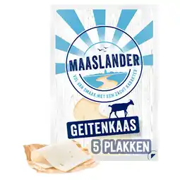 PLUS Maaslander Geitenkaas Jong Belegen 50+ plakken aanbieding