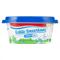 PLUS Echte Smeerkaas Naturel 48+ aanbieding