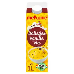 PLUS Melkunie Bolletjes vanillevla met crunch aanbieding