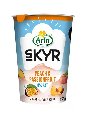 PLUS Arla Skyr peach passion aanbieding