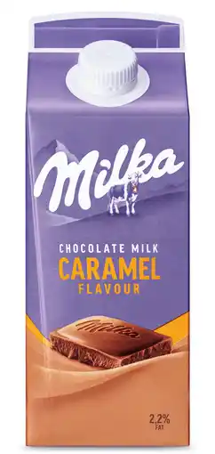 PLUS Milka Caramel 0,75L aanbieding