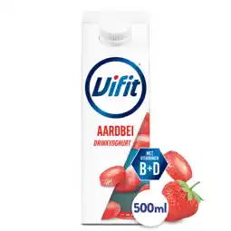 PLUS Vifit Drink aardbei aanbieding
