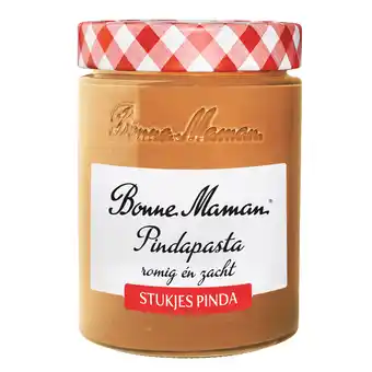 PLUS Bonne Maman Pinda pasta met stukjes aanbieding