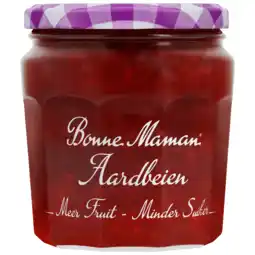 PLUS Bonne Maman Meer fruit minder suiker aardbei aanbieding