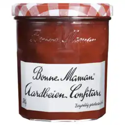 PLUS Bonne Maman Extra jam aardbei aanbieding