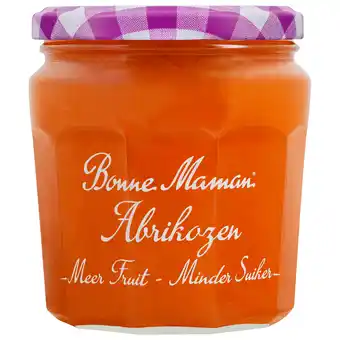 PLUS Bonne Maman Meer fruit minder suiker abrikoos aanbieding