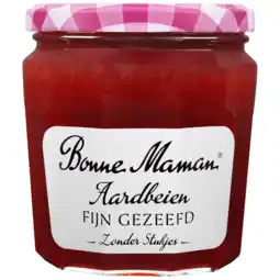 PLUS Bonne Maman Fijn gezeefd Aardbei aanbieding