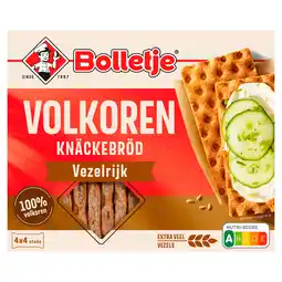 PLUS Bolletje Vezelrijk knäckebröd volkoren aanbieding