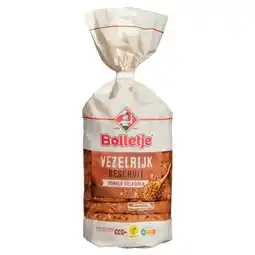 PLUS Bolletje Vezelrijk beschuit donker volkoren aanbieding