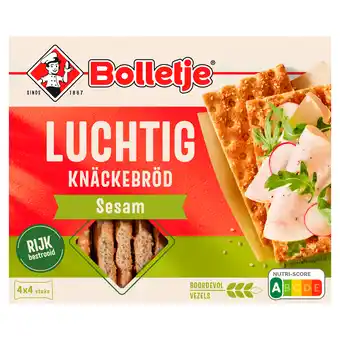 PLUS Bolletje Luchtig knäckebröd sesam aanbieding